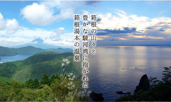 箱根の山々と豊かな駿河湾に抱かれた箱根湯本の温泉